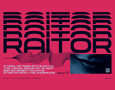 Raitor - Futuristic Display Fonts