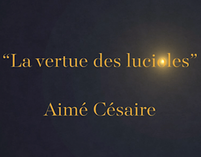 Poème animé Aimé Césaire