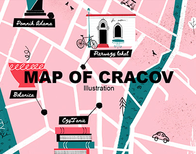 Map of Cracov