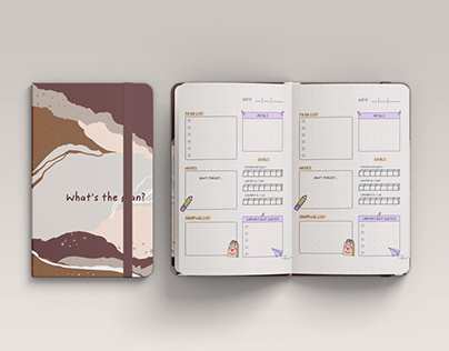 2021 Planner and notebook design