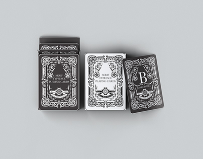 Typographic Playing Cards Edition : Baskerville