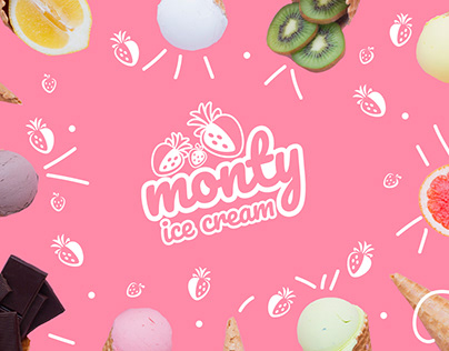 Monty Ice Cream ❘ Brand Identity