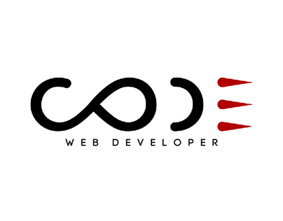 Code web developer logo