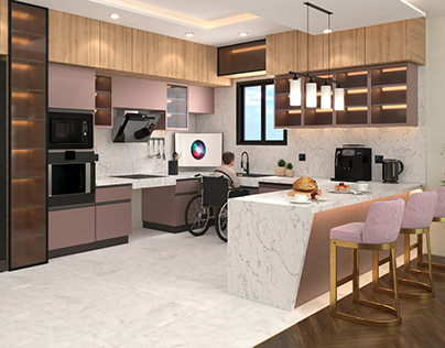 MODERN KITCHEN DESIGN FOR PEOPLE WITH SPECIAL NEEDS
