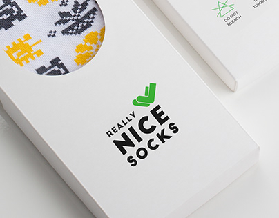 Really Nice Socks | Logotype & Package Design