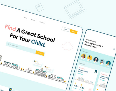 ISchool | Mobile app - Website - UI/UX