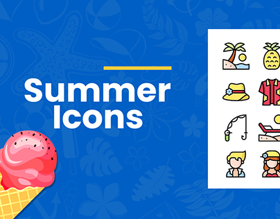 30+ Cool Summer Icons for Exclusive Designs