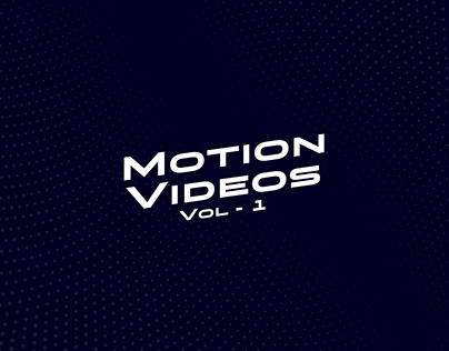 Motion Videos - 1