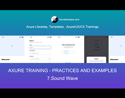 Axure Tutorial-Practices and Examples: 7.Sound Wave