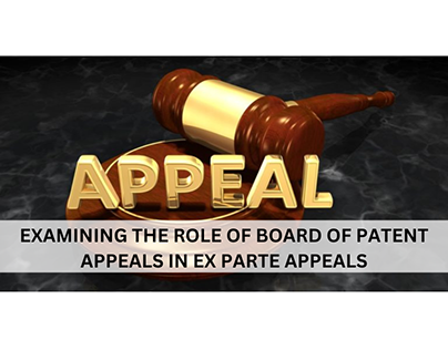 Patent Appeals in Ex Parte Appeals