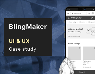 BlingMaker | UI & UX Case study