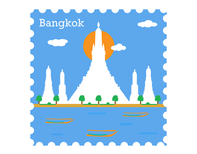 Bangkok stamp