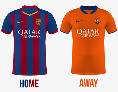 Barcelona Football Kits Home/Away