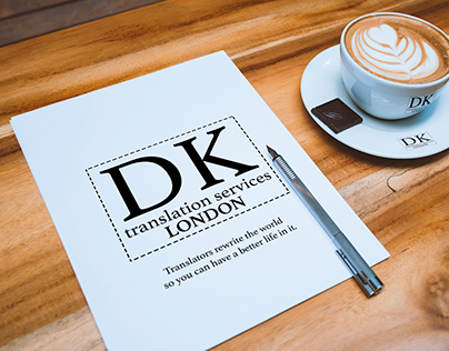 DK Translation Services Logo&Business Cards