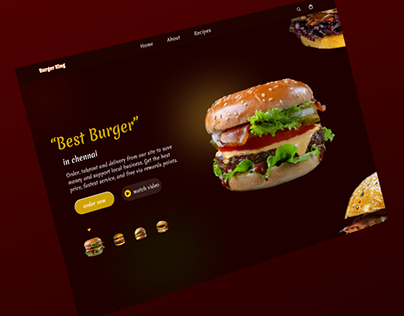 Burger design - food