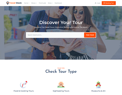 Travel Stock - creative tour travel agency template