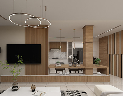Modern Interior Apartment - In Meddle East