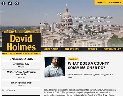 David Holmes Campaign