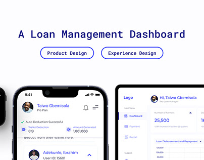 Loan Management Dashboard UX