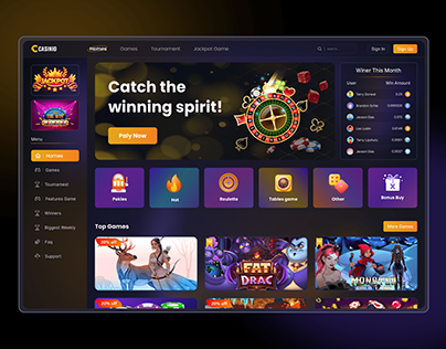 Online Casino Website Design