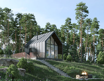 Project thumbnail - Forest house Ukraine, Carpathian mountains, Yaremche