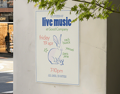 Live Music Event Poster for Spring