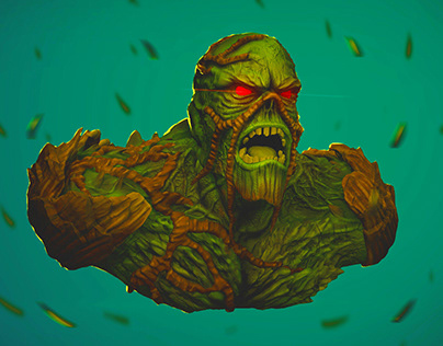 Swamp Thing Bust Turntable