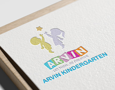 Arvin Kindergarten Logo Design