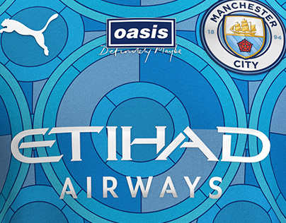 Man City X Definitely Maybe by Oasis - Concept Jersey