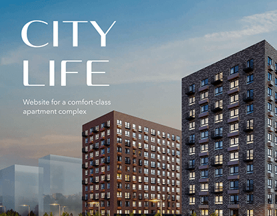 Website for a comfort-class apartment complex