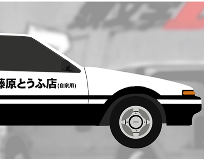 A tribute to the legendary anime Initial D
