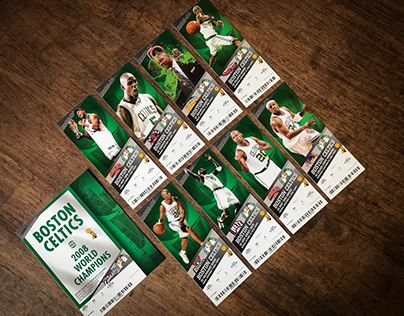 Celtics 2008-09 Season Ticket Design
