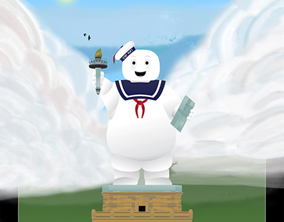 Statue of Stay Puft (Regular & Variant) movies posters