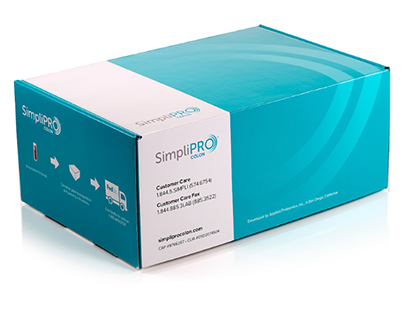 SimpliPro Colon Test Kit Package Design