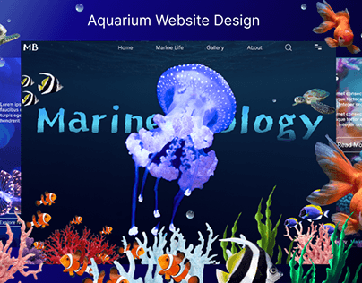 Marine Biology web Design