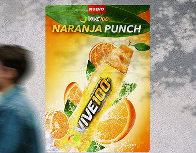 Nuevo vive 100% Naranja Punch
