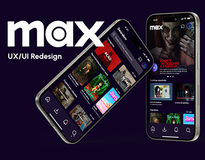 HBO Max - App Redesign (UX UI Design)