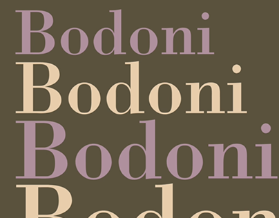 Bodoni Font Book
