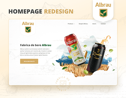 Brewery Albrau | Homepage redesign