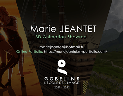 Marie JEANTET - 3D Animation Showreel