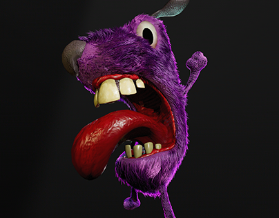 Courage The Cowardly Dog 3D MODEL