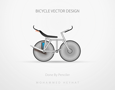 Bicycle Vector Design 3D