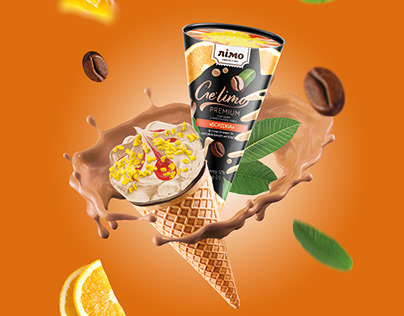 Gelimo Borgia ice cream cone packaging