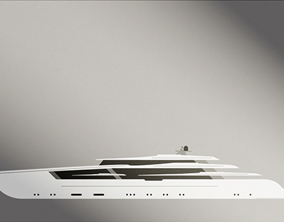 Yacht flat design