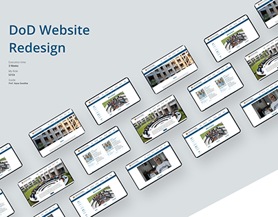 DoD, IIT Guwahati Website Redesign