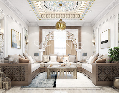 3D Interior ArchViz - 3D Moroccan villa
