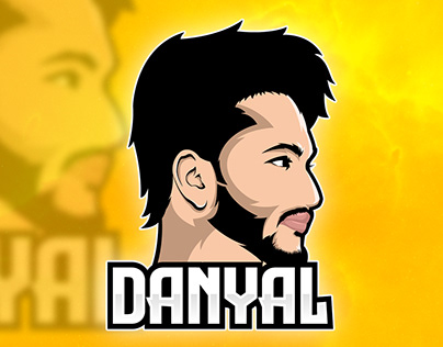 Danyal Mascot Logo Design