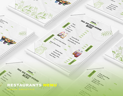 Menu Design For Restaurents