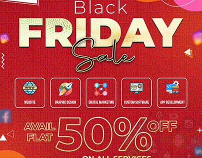 Black Friday Avail Flat 50% OFF