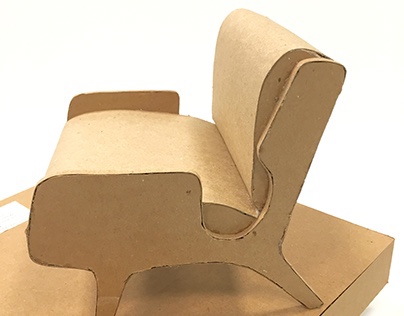 Cardboard Chair Model
